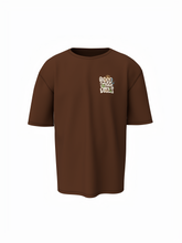 Nature Vibes Unisex Brown Oversized T-Shirt